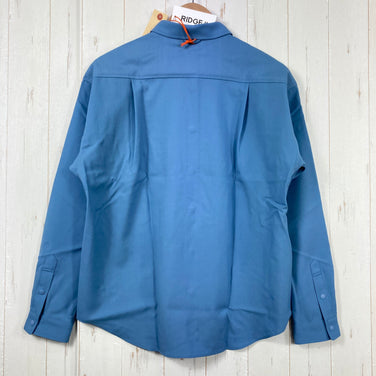【Women's L ブルー系】 Ridge Mountain Gear ( リッジマウンテンギア ) メリノ ベーシック ロングスリーブ シャツ Merino Basic Long Sleeve Shirt Glacier Blue z00058940 Glacie