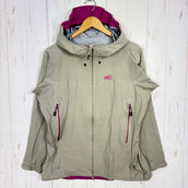 【Women's L ベージュ系】 Millet ( ミレー ) ティフォン 50000 ストレッチ ジャケット TYPHON 50000 ST JKT ナイロン ウェア トップス アウター ジャケット レインシェル z00057053 レインシェル アウター ジャケ