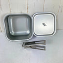 【OneSize シルバー系】 Soto ( ソト ) ミニマル クッカー 角 Minimal Cooker Square アルミ製 800ml リフター付 日本製 アルミ クックウェア クッカー コッフェル z00061564  クッカー コッフェル クックウェア-1