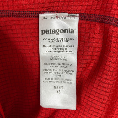 【Men's XS レッド系】 2015 Patagonia ( パタゴニア ) キャプリーン ミッドウェイト ジップ ネック Capilene Midweight Zip Neck ポリエステル ウェア トップス インナー シャツ ロングスリーブTシャツ クルーネ