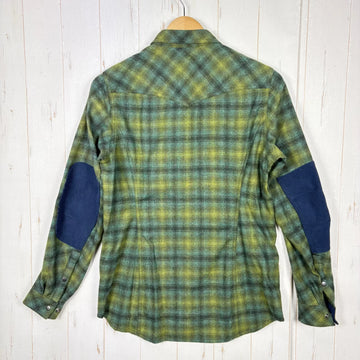 【Women's S カーキグリーン系】 Norrona ( ノローナ ) タモック ウール シャツ ウィメンズ Tamok Wool Shirt W's 1219-19 3001 ROSIN z00056114 3001 ROSIN ウール ロングスリーブシャツ インナー - 0