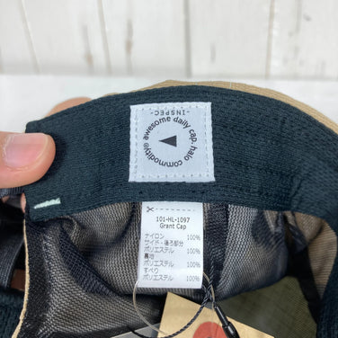 Halo Commodity Grant 棒球帽，鼠尾草色尼龙，均码，绿色。(z00053674)