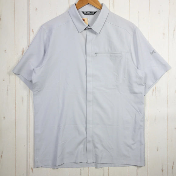 【Men's M ブルー系】 Arcteryx ( アークテリクス ) スカイライン シャツ SS Skyline SS Shirt Solitude ポリエステル ウェア トップス インナー シャツ ショートスリーブシャツ 化繊 z00052008 Solitu - 【公式】2ndGEAR（セカンドギア）Webショップ【登山用品・アウトドア用品専門 買取販売店】