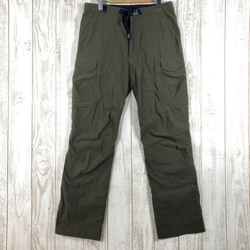 【Men's S グリーン系】 Montbell ( モンベル ) ストレッチ ライニング カーゴパンツ ナイロン 1105441 Asian Men's 化繊 ロングパンツ ボトムス ウェア - 【公式】2ndGEAR（セカンドギア）Webショップ【登山用品・アウトドア用品専門 買取販売店】