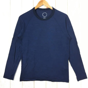 【Unisex S ネイビー系】 Yamatomichi ( 山と道 ) 100% メリノ ライト ロングスリーブ 100% Merino Light Long Sleeve メリノウール Tシャツ ロンt Unisex ウール ロングスリーブTシャツ クルーネック - 【公式】2ndGEAR（セカンドギア）Webショップ【登山用品・アウトドア用品専門 買取販売店】
