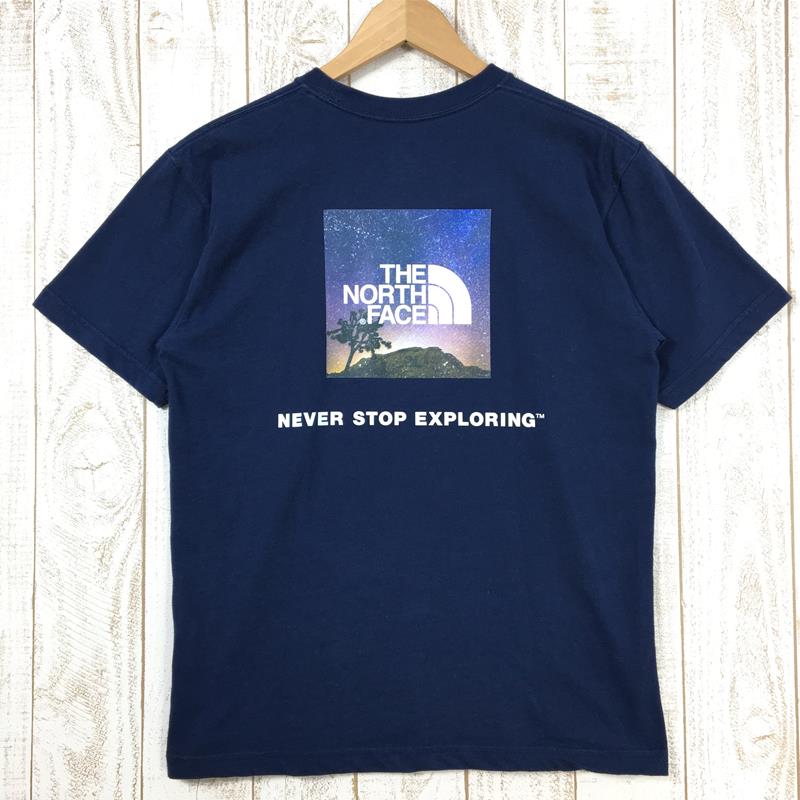 【Men's M ネイビー系】 The North Face ( ザ・ノースフェイス ) ショートスリーブ スクエア ナイトビュー Tシャツ Short Sleeve Square Night View T-Shirt NT31902X Asian Men's  化