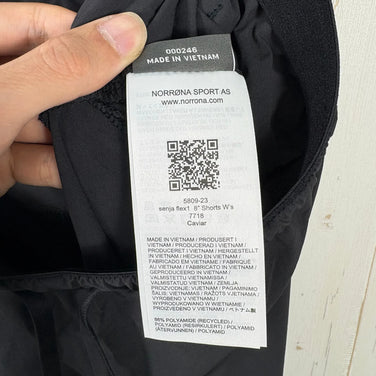 【Women's M Black】 Norrona Senja Flex1 8-inches Shorts W's 5809-23 7718 CAVIAR z00056100 7718 CAVIAR