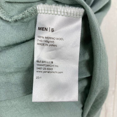 【Men's S グリーン系】 Yamatomichi ( 山と道 ) 100 パーセント ライト メリノ スリーブレス 100% Light Merino Sleeveless メリノウール100% 日本製 メリノウール ウェア トップス インナー シャツ タンク