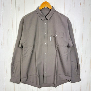 【Men's L ブラウン系】 Ridge Mountain Gear ( リッジマウンテンギア ) メリノ ベーシック ロングスリーブ シャツ Merino Basic Long Sleeve Shirt Cinder Brown z00058946 Cinder