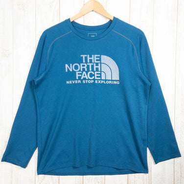 【Men's L ブルー系】 The North Face ( ザ・ノースフェイス ) ロングスリーブ GTD ロゴクルー L/S GTD Logo Crew ポリエステル ウェア トップス インナー シャツ ロングスリーブTシャツ クルーネック 化繊 z0005 - 【公式】2ndGEAR（セカンドギア）Webショップ【登山用品・アウトドア用品専門 買取販売店】
