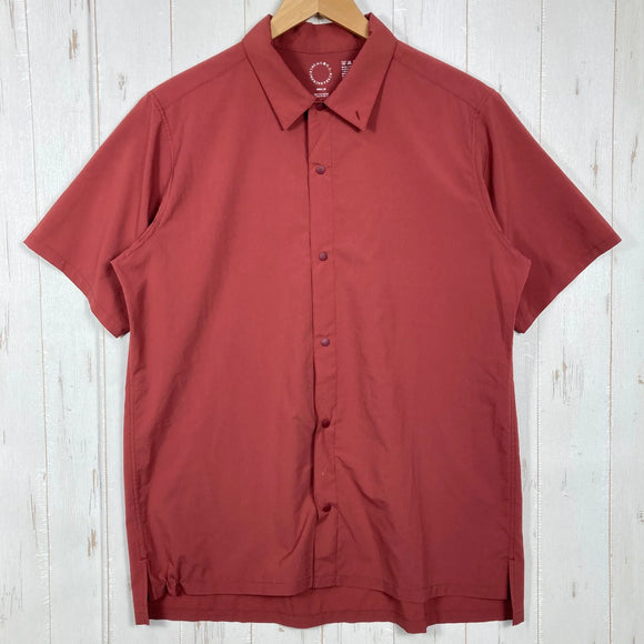 【Men's M レッド系】 Yamatomichi ( 山と道 ) ユーエル ショートスリーブ シャツ UL Short Sleeve Shirt ポリエステル ウェア トップス インナー シャツ ショートスリーブシャツ 化繊 z00057526  化繊 ショー