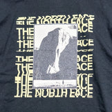 The North Face 男士短袖 El Capitan T 恤，M 码，黑色。涤纶，圆领，合成面料。