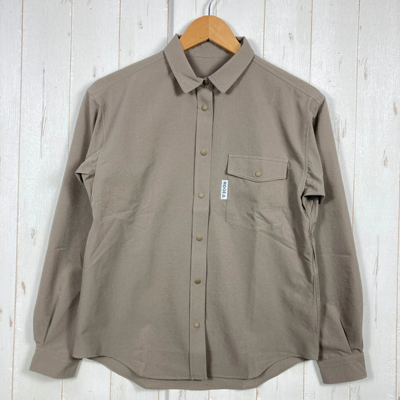 【Women's S ブラウン系】 Ridge Mountain Gear ( リッジマウンテンギア ) ベーシック ロングスリーブ シャツ Basic Long Sleeve Shirt Tawny Brown ポリエステル ウェア トップス インナー シャツ ロング