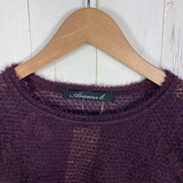 【Unisex M パープル系】 Answer4 ( アンサーフォー ) アルファダイレクト ロングスリーブ ティーシャツ Alpha Direct Long Sleeve Tshirt ポリエステル ウェア トップス インナー シャツ ロングスリーブTシャツ クルー