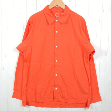 【Unisex S オレンジ系】 Yamatomichi ( 山と道 ) バンブー シャツ Bamboo Shirt レーヨン ウェア トップス インナー シャツ ロングスリーブシャツ  z00054052   ロングスリーブシャツ インナー シャツ トップス ウェア