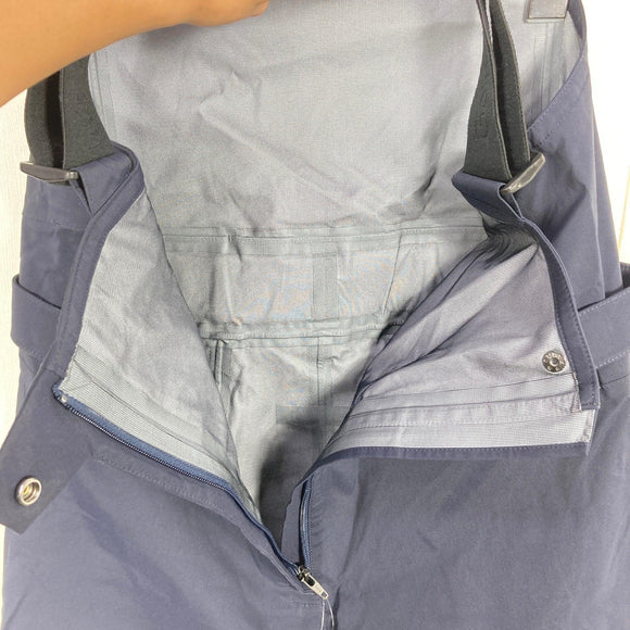 【Women's S ネイビー系】 Goldwin ( ゴールドウィン ) パルテノス ビブ Parthenos Bib ポリエステル ウェア ボトムス ロングパンツ ハードシェル z00059189  ハードシェル ロングパンツ ボトムス ウェア
