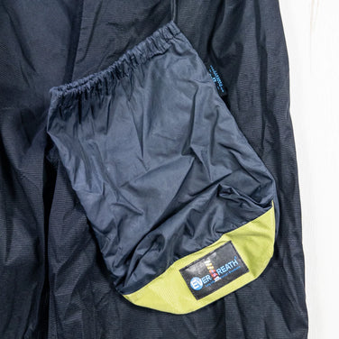 男式 M 黑色 Finetrack Ever Breath Photon 裤子，尼龙，防雨外套，长裤，z00052908