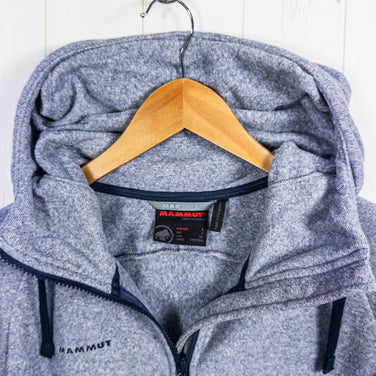 【Women's L ネイビー系】 Mammut ( マムート ) ヤンパ アドバンスド ミッドレイヤー フーデッド ジャケット  Yampa Advanced ML Hooded Jacket ポリエステル 1010-22240 Women's  フリース アウター