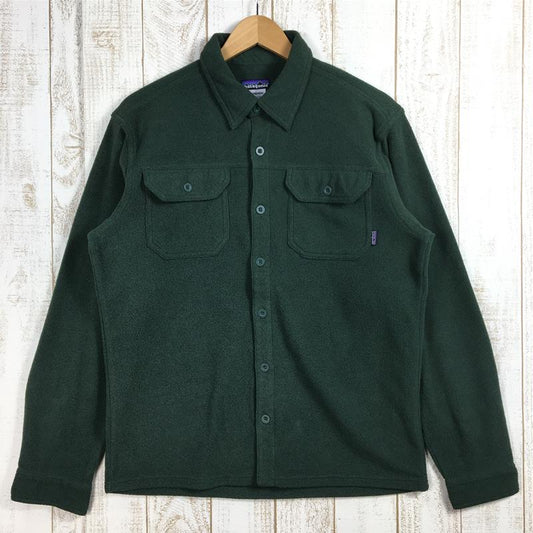 【Men's S グリーン系】 Patagonia ( パタゴニア ) ロングスリーブ ピケ フリース シャツ Long-Sleeved Pique Fleece Shirt 生産終了モデル 入手困難 25760 International Men's FGN 化繊