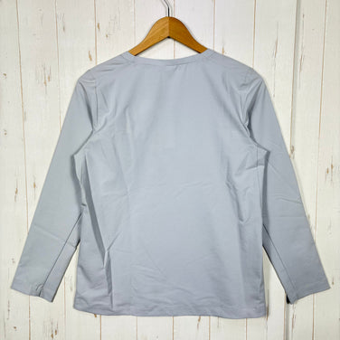 【Women's S グレー系】 Houdini ( フーディニ ) ウィメンズ カバー クルー W's Cover Crew 158694 GROUND GREY z00055968 GROUND GREY 化繊 ロングスリーブTシャツ クルーネック インナー シャ