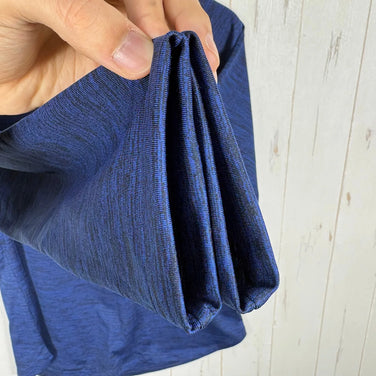 Phenix Ease Melange Long Sleeve Jacket, Women's, Navy, Size L, Polyester, Fleece Jacket, Size Z00055660