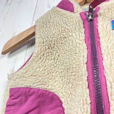 [Boys' Size 12M Beige] 2012 Patagonia Retro X Vest NRU Polyester Fleece Vest z00054037 NRU Fleece Vest Tops
