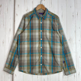 【Men's XS グレー系】 2014 Patagonia ( パタゴニア ) ロングスリーブ ゴーン アゲイン シャツ Long-Sleeved Gone Again Shirt MTEW ナイロン ウェア トップス インナー シャツ ロングスリーブシャツ 化繊