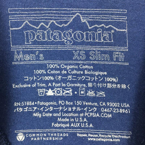 【Men's XS ネイビー系】 Patagonia ( パタゴニア ) Free The Rivers! ジョン・ミューア オーガニックコットン Tシャツ 入手困難 International Men's コットン ショートスリーブTシャツ クルーネック インナー - 【公式】2ndGEAR（セカンドギア）Webショップ【登山用品・アウトドア用品専門 買取販売店】