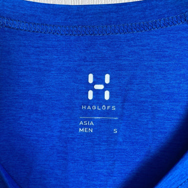 [男士S码蓝色] Haglofs Thorn 短袖T恤（涤纶，圆领，短袖T恤，圆领，合成纤维）z00056214