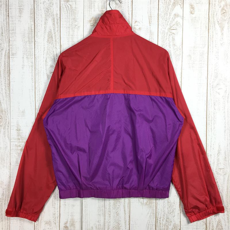 [Men's S Red] Patagonia Featherweight Jacket Windshell H2No-Light Red x Magenta Vintage Hard to Find 83151 International M