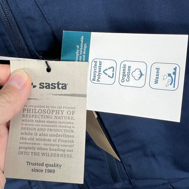 【Women's 36 ブルー系】 SASTA ( サスタ ) ファウナ ジャケット Fauna Takki 0033 28 Patriot Blue z00056170 28 Patriot Blue コットン アウター ジャケット トップス ウェア