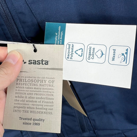 【Women's 36 ブルー系】 SASTA ( サスタ ) ファウナ ジャケット Fauna Takki 0033 28 Patriot Blue z00056170 28 Patriot Blue コットン アウター ジャケット トップス ウェア