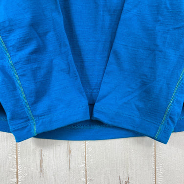 【Men's S ブルー系】 Icebreaker ( アイスブレーカー ) 200 メリノ ボディーフィット ゾーン シャツ 200 Merino Bodyfit Zone Shirt メリノウール ウェア トップス インナー シャツ ロングスリーブシャツ ウー