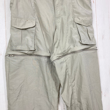 【Men's M ベージュ系】 1990s Columbia ( コロンビア ) フィッシング コンバーチブル カーゴパンツ Fishing Convertible Cargo Pants 生産終了モデル 入手困難 旧タグ ナイロン ウェア ボトムス コンバーチブル