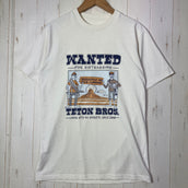 【Men's M ホワイト系】 Teton Bros ( ティートンブロス ) TB ウォンテッド ティー TB Wanted Tee ポリエステル ウェア トップス インナー シャツ ショートスリーブTシャツ クルーネック 化繊 z00055470  化繊 ショー