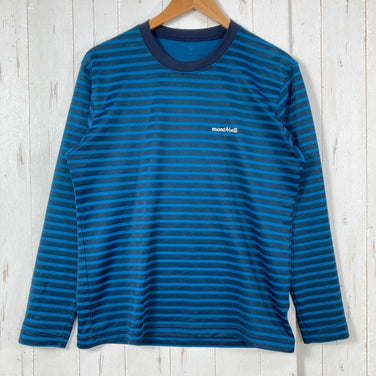【Men's S ネイビー系】 Montbell ( モンベル ) ・サロモン ロングスリーブティー 計2点セット バルク販売 卸売り ウェア トップス インナー シャツ ロングスリーブTシャツ クルーネック 化繊 z00060052  化繊 ロングスリーブTシャツ