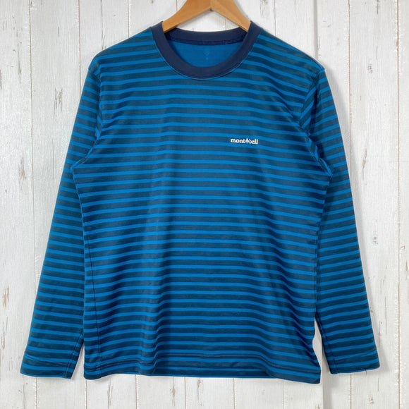 【Men's S ネイビー系】 Montbell ( モンベル ) ・サロモン ロングスリーブティー 計2点セット バルク販売 卸売り ウェア トップス インナー シャツ ロングスリーブTシャツ クルーネック 化繊 z00060052  化繊 ロングスリーブTシャツ