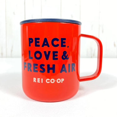 One Size Red Rei (REI) 12oz Camp Mug, Double-Wall Insulated, Red Hot, Hard-to-Find Cookware, Cup, Mug, Tumbler (z00054329)