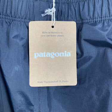 [Kid's XXL Black] 2023 Patagonia Torrentshell 3L Rain Pants, Black, Nylon, Rain Shell, z00053173, Black.