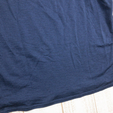 【Men's L ネイビー系】 Nanga ( ナンガ ) メリノウール インナー ロングスリーブ ティー Merino Wool Long Sleeve Tee メリノウール Asian Men's ウール ロングスリーブTシャツ クルーネック インナー シャツ - 【公式】2ndGEAR（セカンドギア）Webショップ【登山用品・アウトドア用品専門 買取販売店】