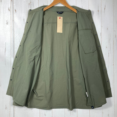 【Men's M グリーン系】 Static ( スタティック ) マーセド リバー ロングスリーブ シャツ Merced River L/S Shirts Oregano ナイロン ウェア トップス インナー シャツ ロングスリーブシャツ 化繊 z00059641