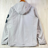 Men's Small Gray Moosejaw Harper Hooded Softshell Jacket. Hard-to-find polyester outerwear, softshell jacket, z000539.