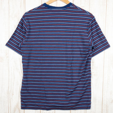 【Men's M ネイビー系】 Icebreaker ( アイスブレーカー ) 150 ショートスリーブ ポケット クルー ストライプ 150 Short Sleeve Pocket Crew Stripe メリノウール IT22173 Men's ロイヤルネイビー - 【公式】2ndGEAR（セカンドギア）Webショップ【登山用品・アウトドア用品専門 買取販売店】