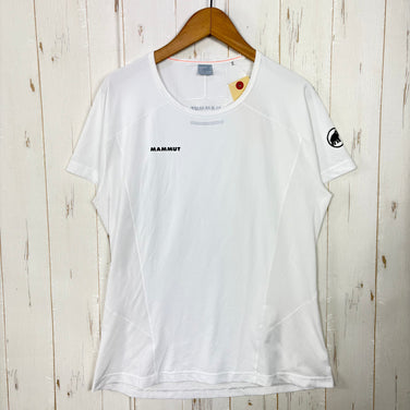 【Women's M ホワイト系】 Mammut ( マムート ) エナジー エフエル Tシャツ アジアンフィット Aenergy FL T-Shirt AF ポリエステル ウェア トップス インナー シャツ ショートスリーブTシャツ クルーネック 化繊 z000573