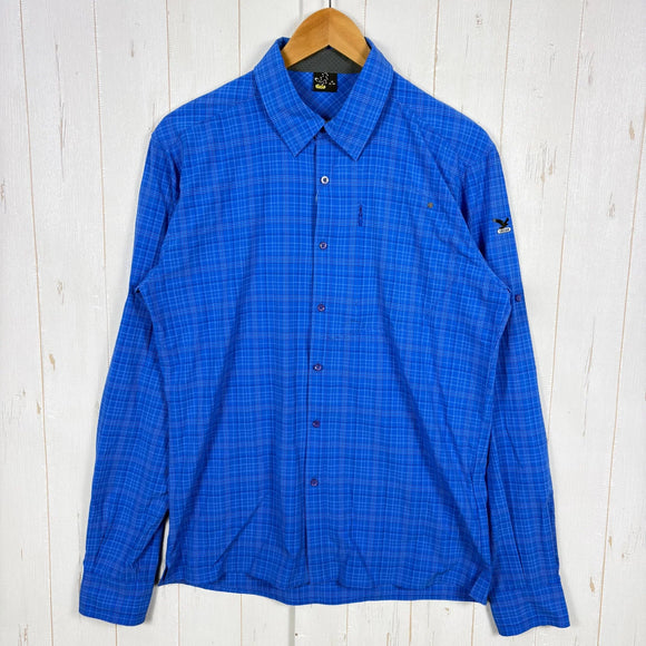 【Men's M ブルー系】 Salewa ( サレワ ) フィアニット ドライ ロングスリーブ シャツ Fianit Dry Longsleeve Shirt ナイロン ウェア トップス インナー シャツ ロングスリーブシャツ 化繊 z00055355  化繊