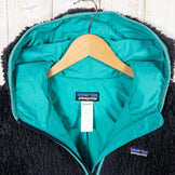 Patagonia Retro-X 女款抓绒开衫，中号海军蓝。防风绒连帽夹克。已停产，难觅踪影。产品编号：23065。国际品牌女款抓绒外套/上衣。