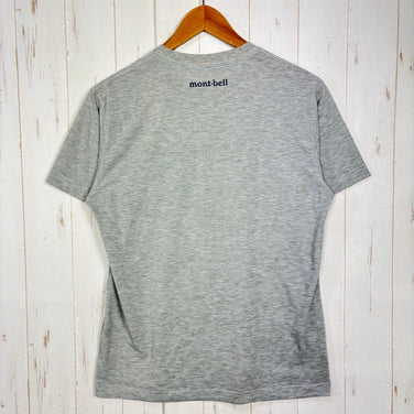 【Men's S グレー系】 Montbell ( モンベル ) Wic Tee 都庁とモンタベア ご当地Tシャツ ポリエステル ウェア トップス インナー シャツ ショートスリーブTシャツ クルーネック 化繊 z00058782  化繊 ショートスリーブTシャツ