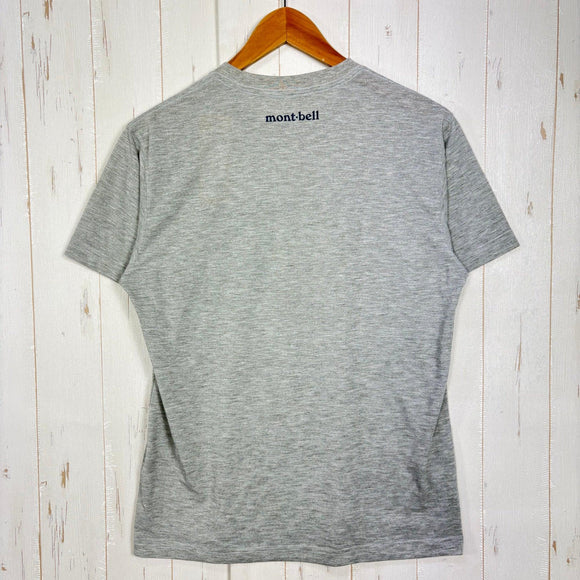 【Men's S グレー系】 Montbell ( モンベル ) Wic Tee 都庁とモンタベア ご当地Tシャツ ポリエステル ウェア トップス インナー シャツ ショートスリーブTシャツ クルーネック 化繊 z00058782  化繊 ショートスリーブTシャツ