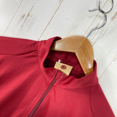 【Men's M レッド系】 Finetrack ( ファイントラック ) ドラウト エア ジップ ネック Drought Air Zip Neck ポリエステル ウェア トップス インナー シャツ ロングスリーブシャツ 化繊 z00059826  化繊 ロングス