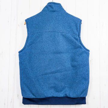 【Men's M ネイビー系】 2014 Patagonia ( パタゴニア ) インサレーテッド ベター セーター ベスト Insulated Better Sweater Vest GLSB 生産終了モデル 入手困難 ニット調フリース ポリエステル ウェア トッ - 0